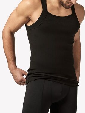 Men’s Black Papi Tank Top Set